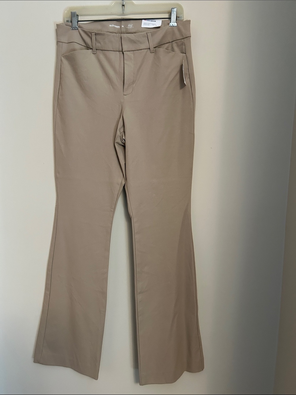 Old Navy Taupe Flare Pants NWT size 10